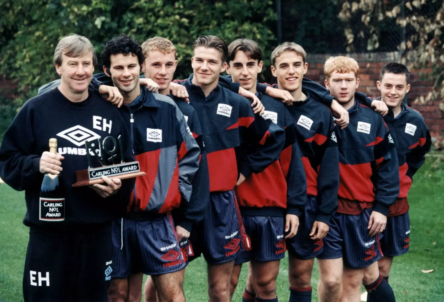 Neville was part of the legendary Class of '92 at United (Image: Getty)