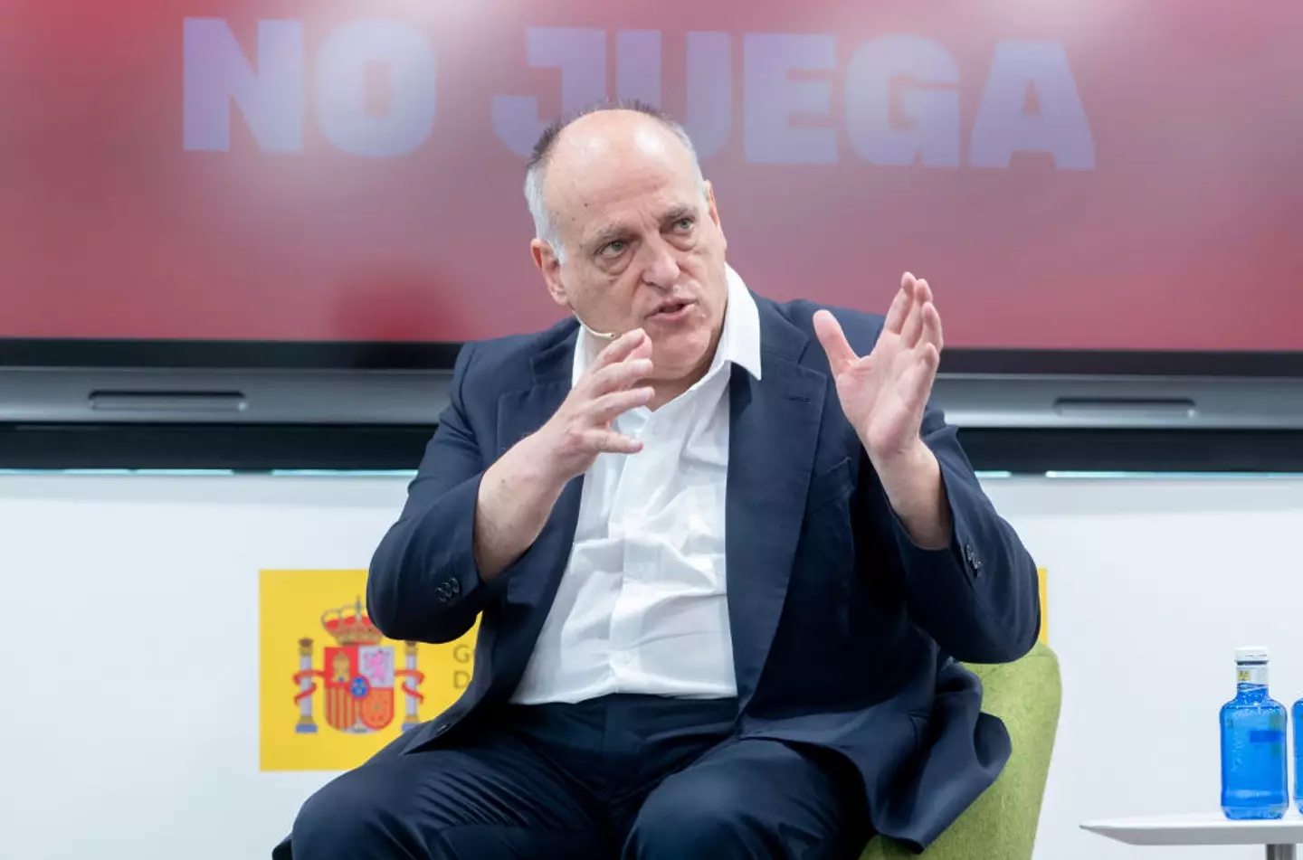 La Liga president Javier Tebas pictured -